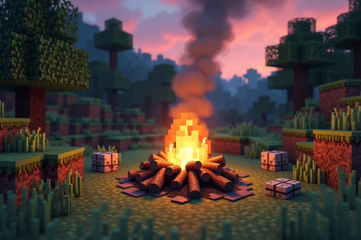 Jak zrobić ognisko w Minecrafcie? Przewodnik krok po kroku